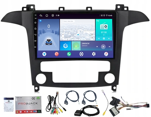Rádio Navigácia Android Carplay Ford Smax Galaxy 2006-2015 4GB 64GB Sim
