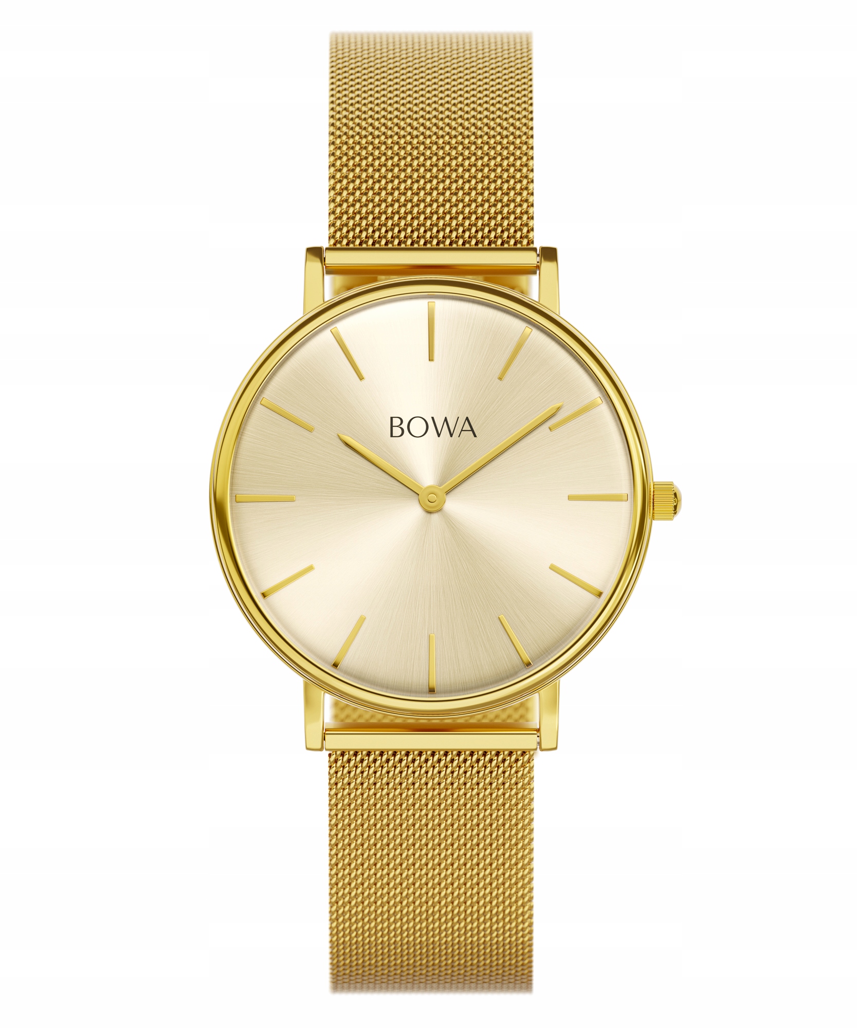 Dámské hodinky Bowa New York Petite Full Gold Mesh 34