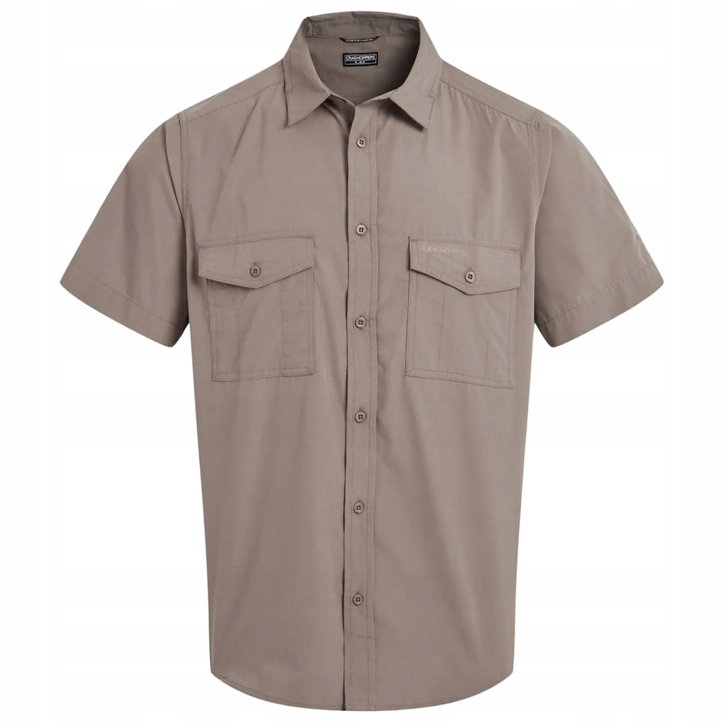Košile s krátkým rukávem Craghoppers Kiwi II Short Sleeved Pebble XXL