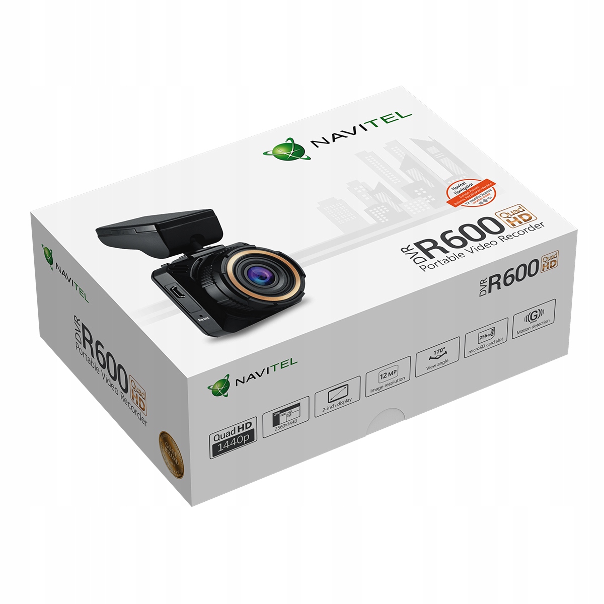 Navitel R600QHD Hd, 12 Mpx, G-sensor