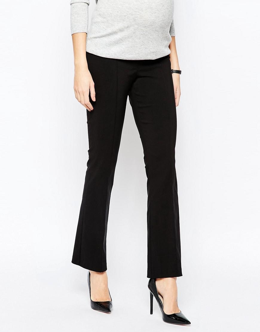 SPODNIE CZARNE CIĄŻOWE ELEGANCKIE DZWONY S A05 Marka inna