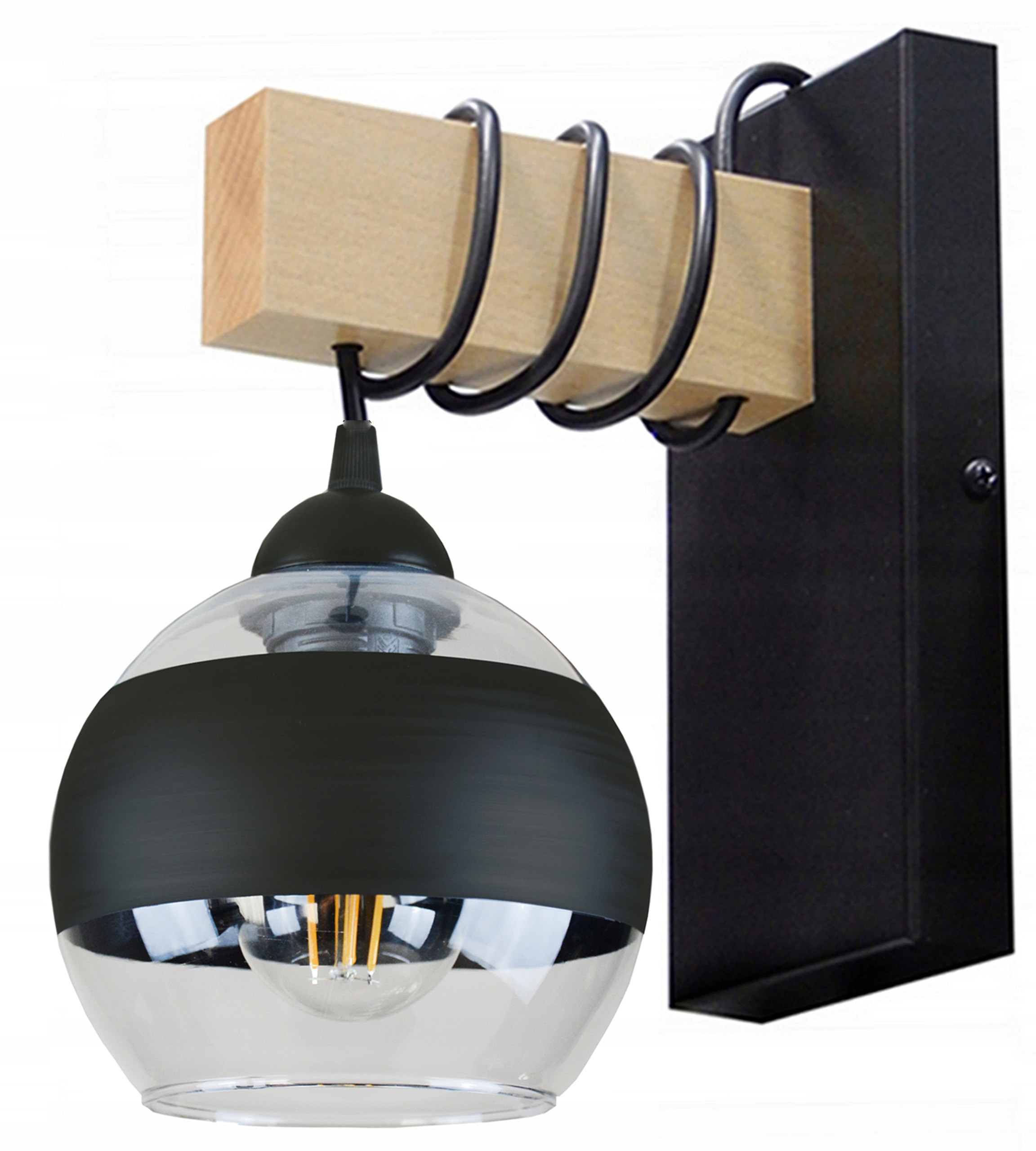 Lampa Kinkiet Na Ścianę Do Salonu Kuchni Led E27 Na Korytarz Hol Do Pokoju