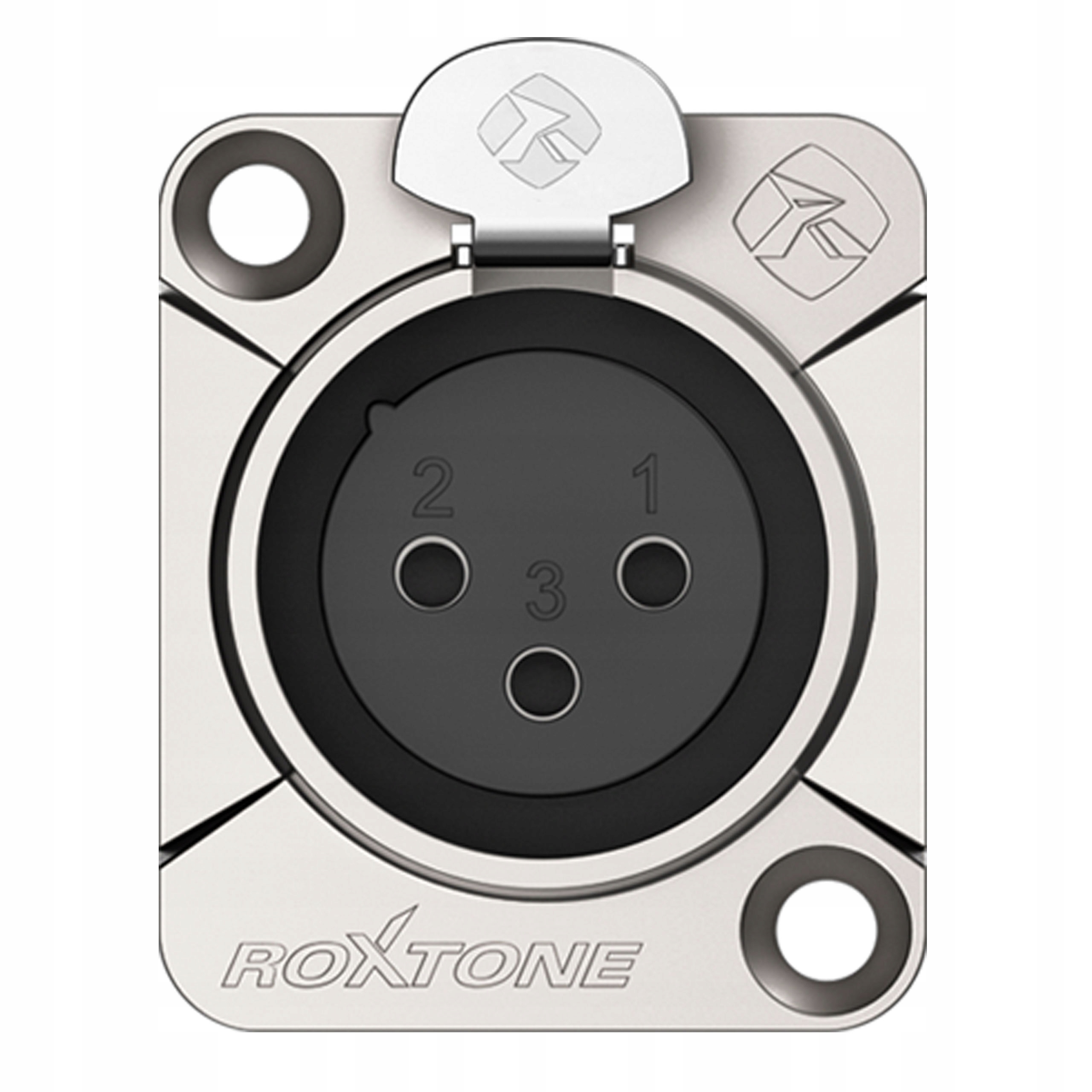 GNIAZDO XLR 3 PIN ZŁĄCZE ŻEŃSKIE ROXTONE RX3FD-NT MONTAŻOWE PANELOWE MONTAŻ Kod producenta RX3FD-NT