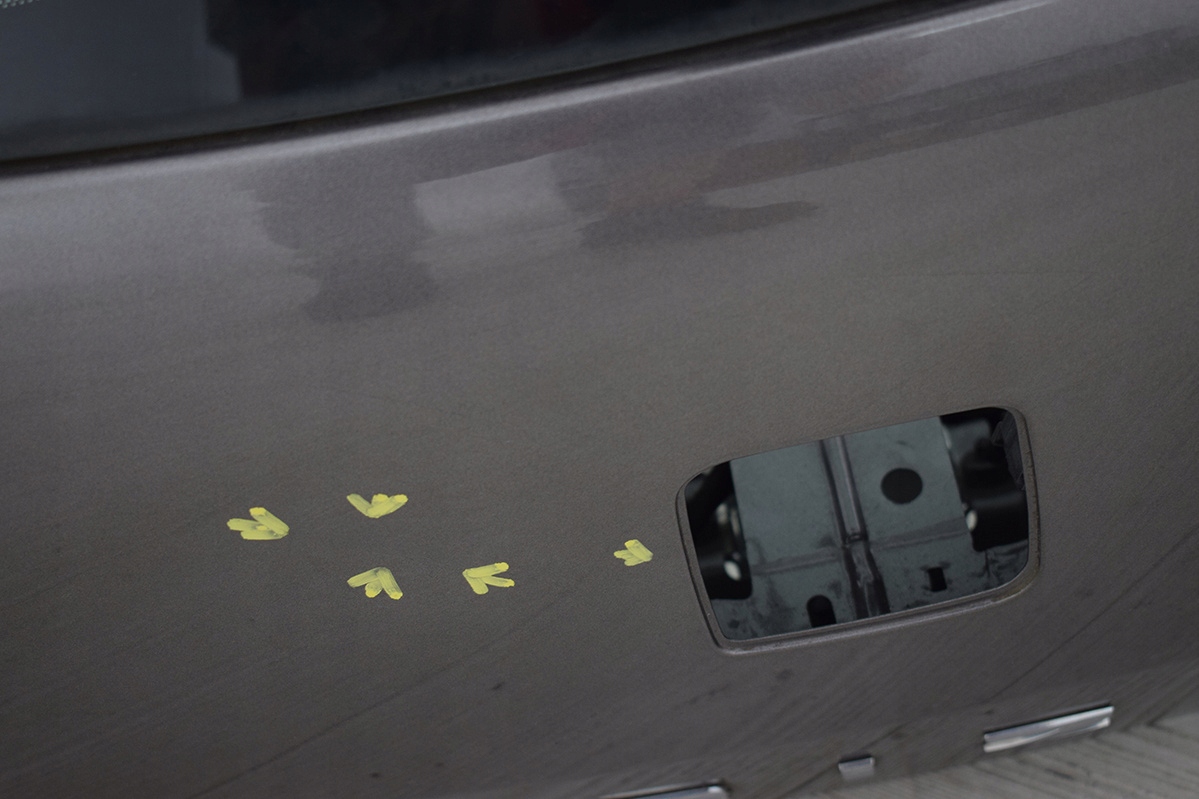 boot doors rear part SEAT IBIZA IV 3D