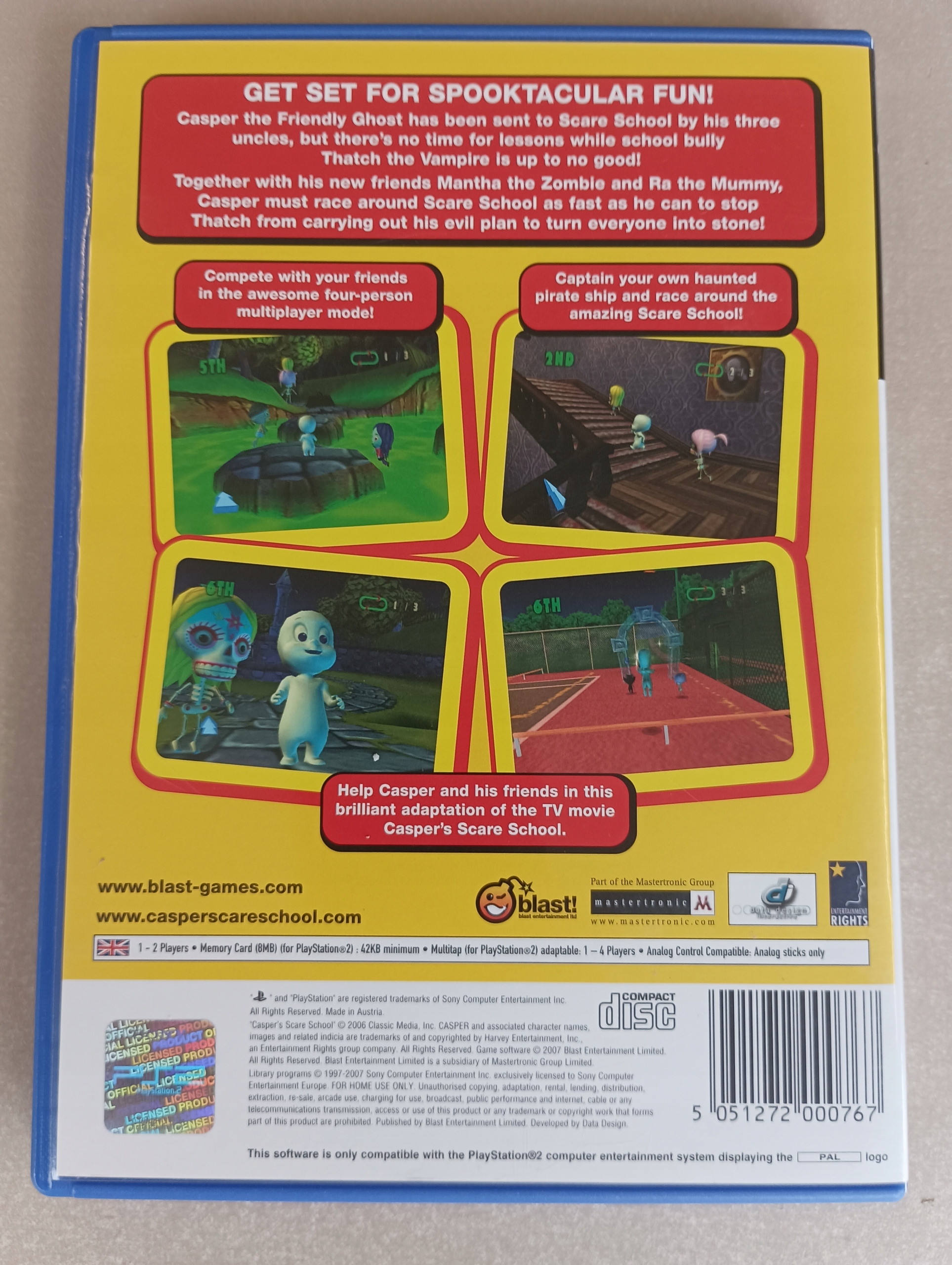 PS2 CASPER'S SCARE SCHOOL / PRZYGODOWE Tytuł Casper's Scare School