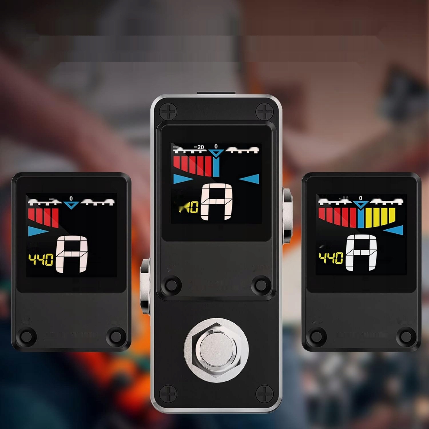 LEKATO chromatyczny tuner do gitary i basu z LCD (wymagany zasilacz) Rodzaj tuner