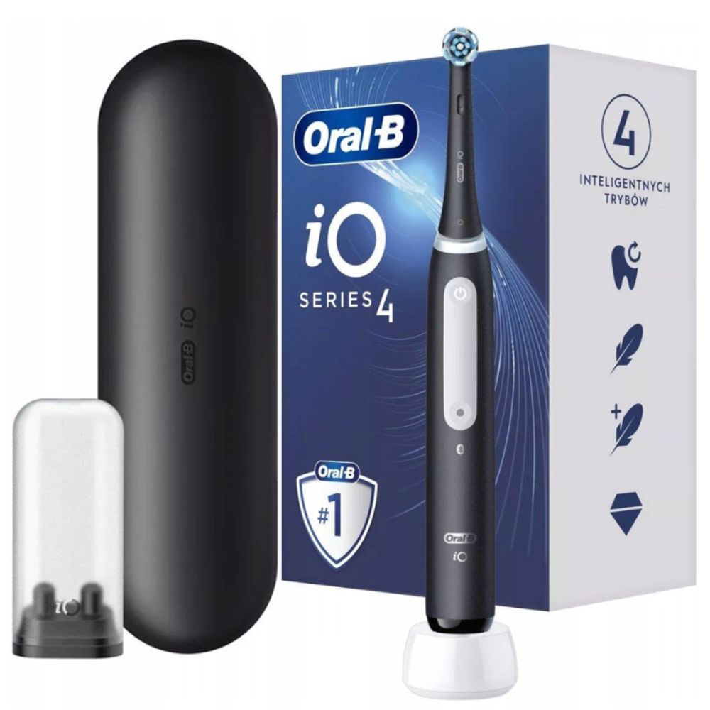 Szczoteczka magnetyczna do zębów Oral-B io 4 iO4 elektryczna czarna