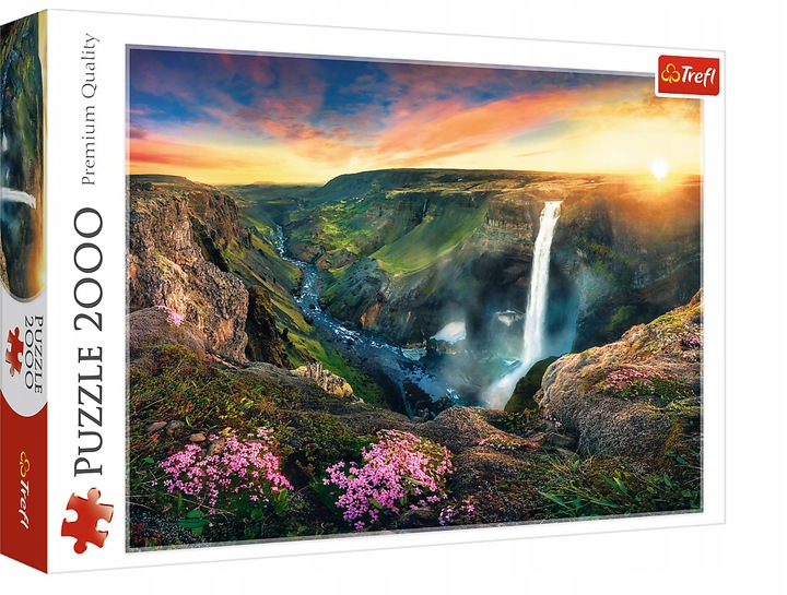 

Puzzle Wodospad Haifoss Islandia 2000 elemen Trefl