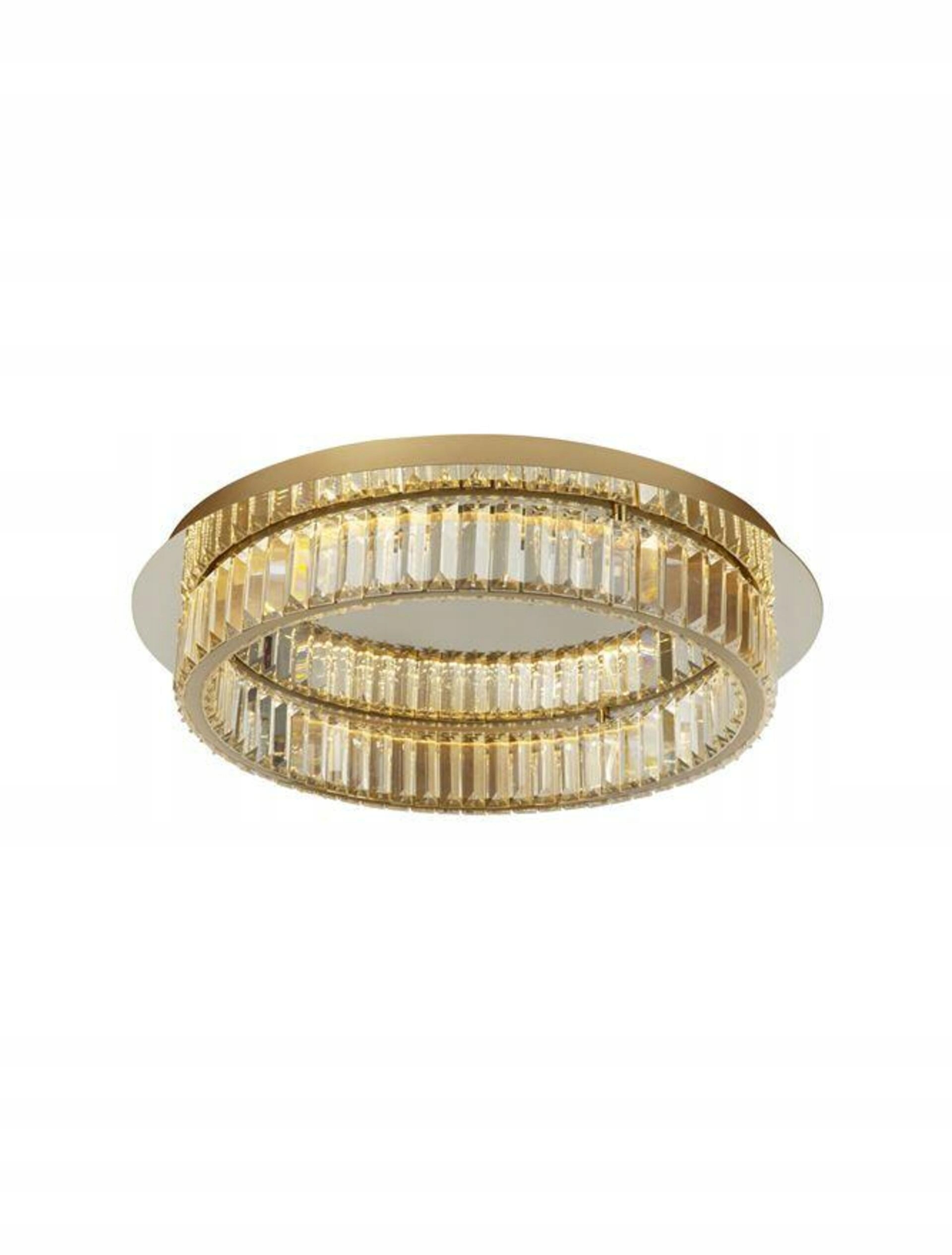 Nova Luce stropné svietidlo Aurelia zlatý kov a krištáľ Led 19W 230V 3500K I