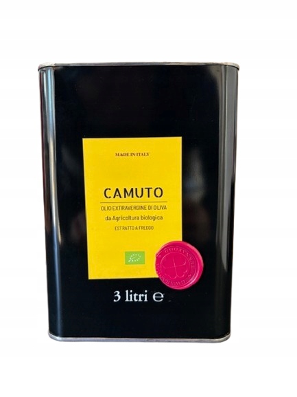 Oliwa z oliwek extra virgin Bio Włoska Camuto 3L pochodzenia