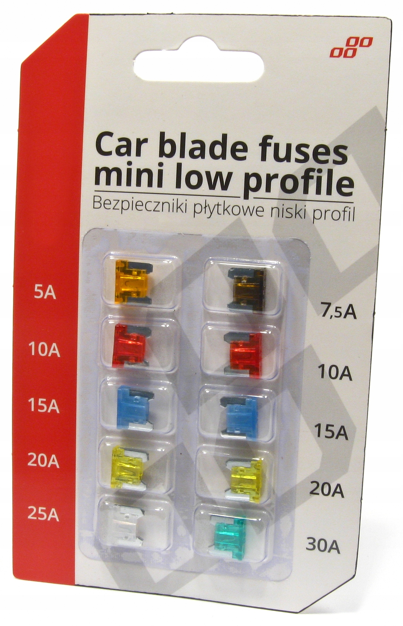 

Zestaw bezpieczników Minival Mini niski profil 10s
