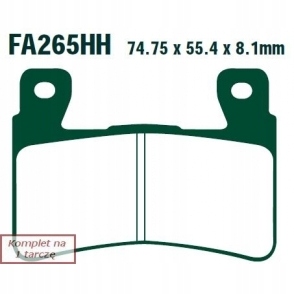 Ebc Brzdové Doštičky Moto Honda Vtr 1000 (SP2) (02-07)