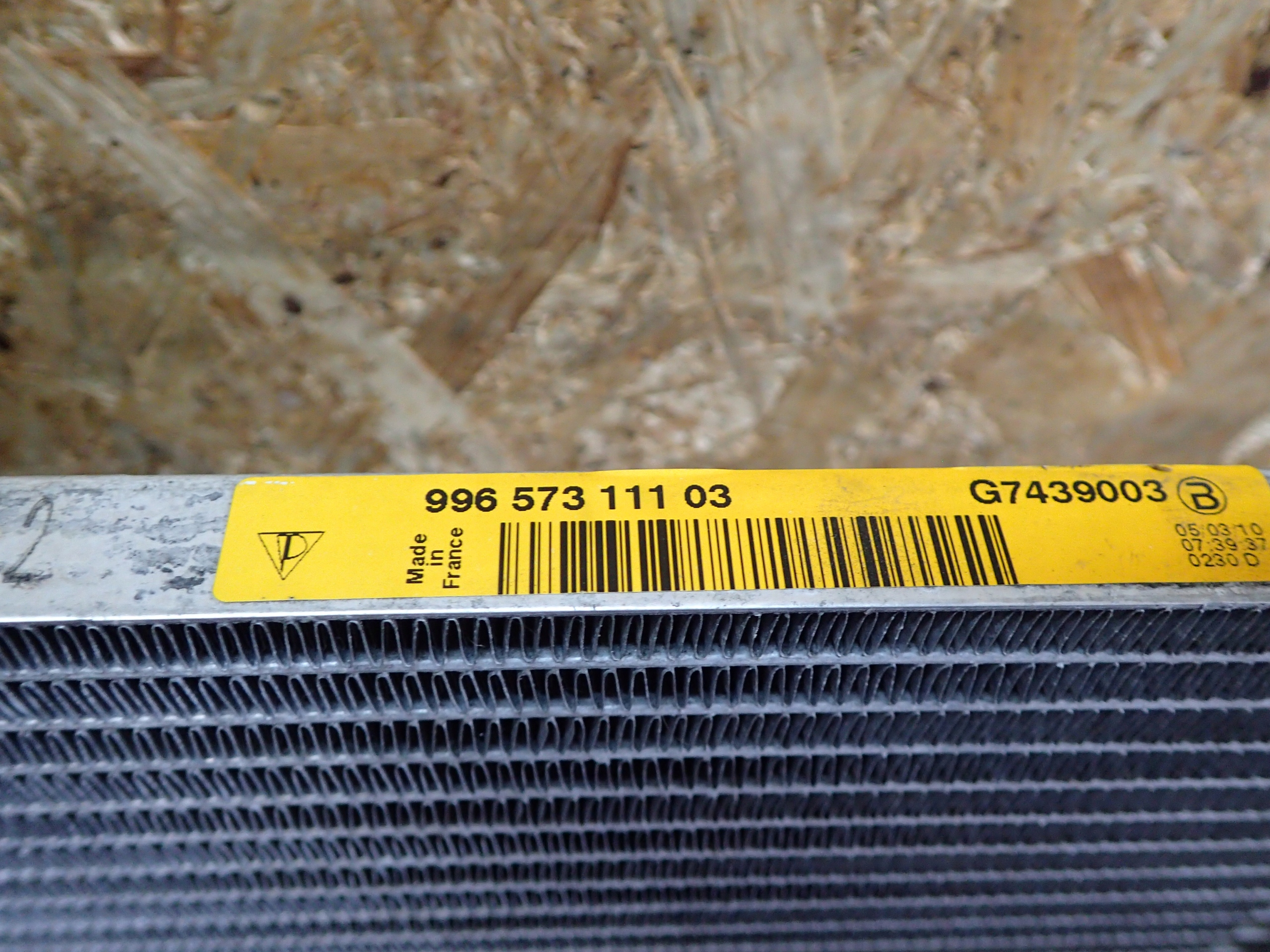 RADIATEUR CLIMATISATION KLIMY PORSCHE 911 996