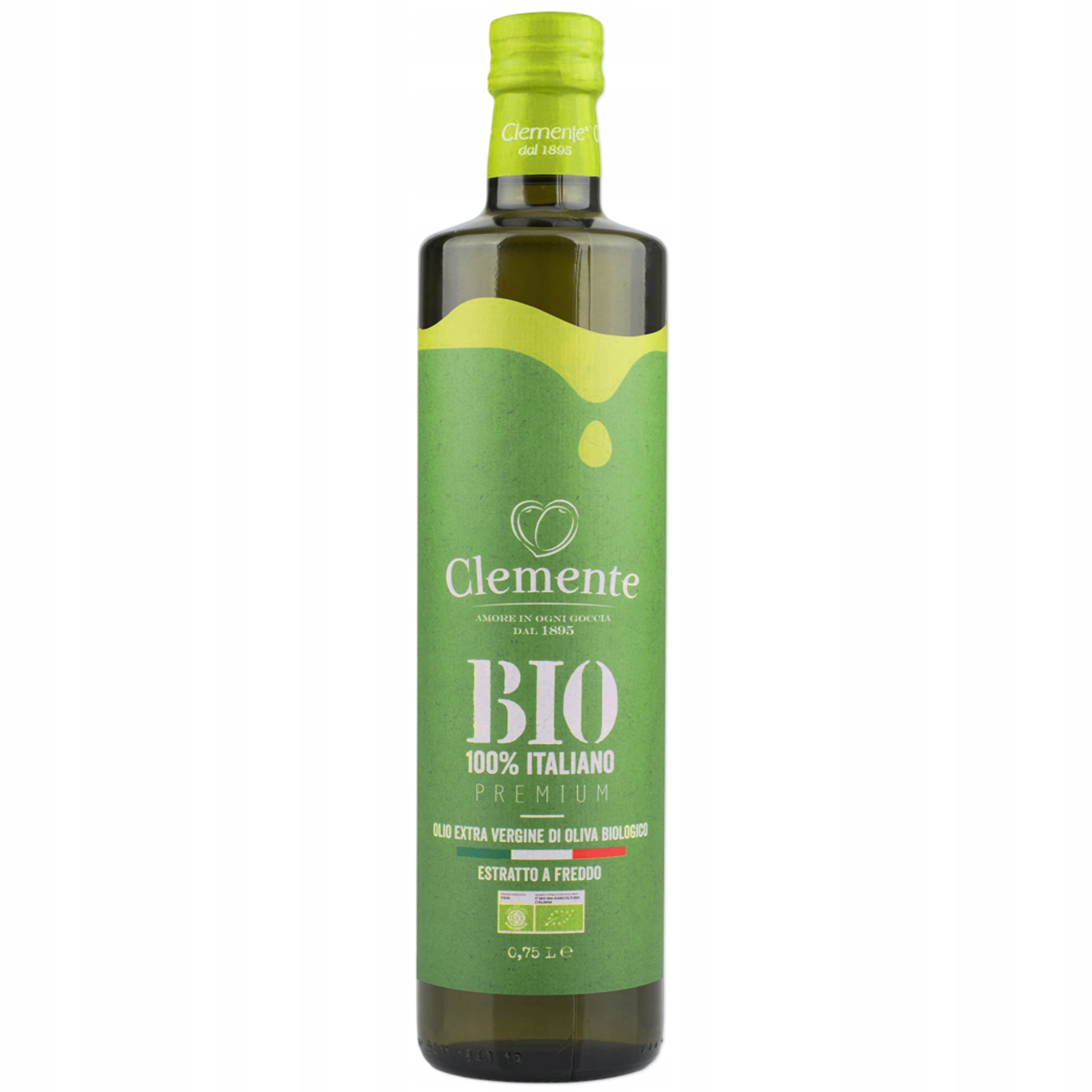 Levně Extra panenský bio italský olivový olej Clemente Bio Premium 750 ml