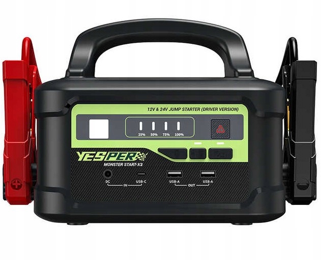 Profesjonalny BOOSTER STARTER YESPER Monster StartP2 12-24V 122500mAh TRUCK Kod producenta Monster Start P2