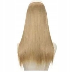 Vlasy Flip-in Vlasec Bez Sponek 40 CM Jako Přírodní béžová tmavá blond 24