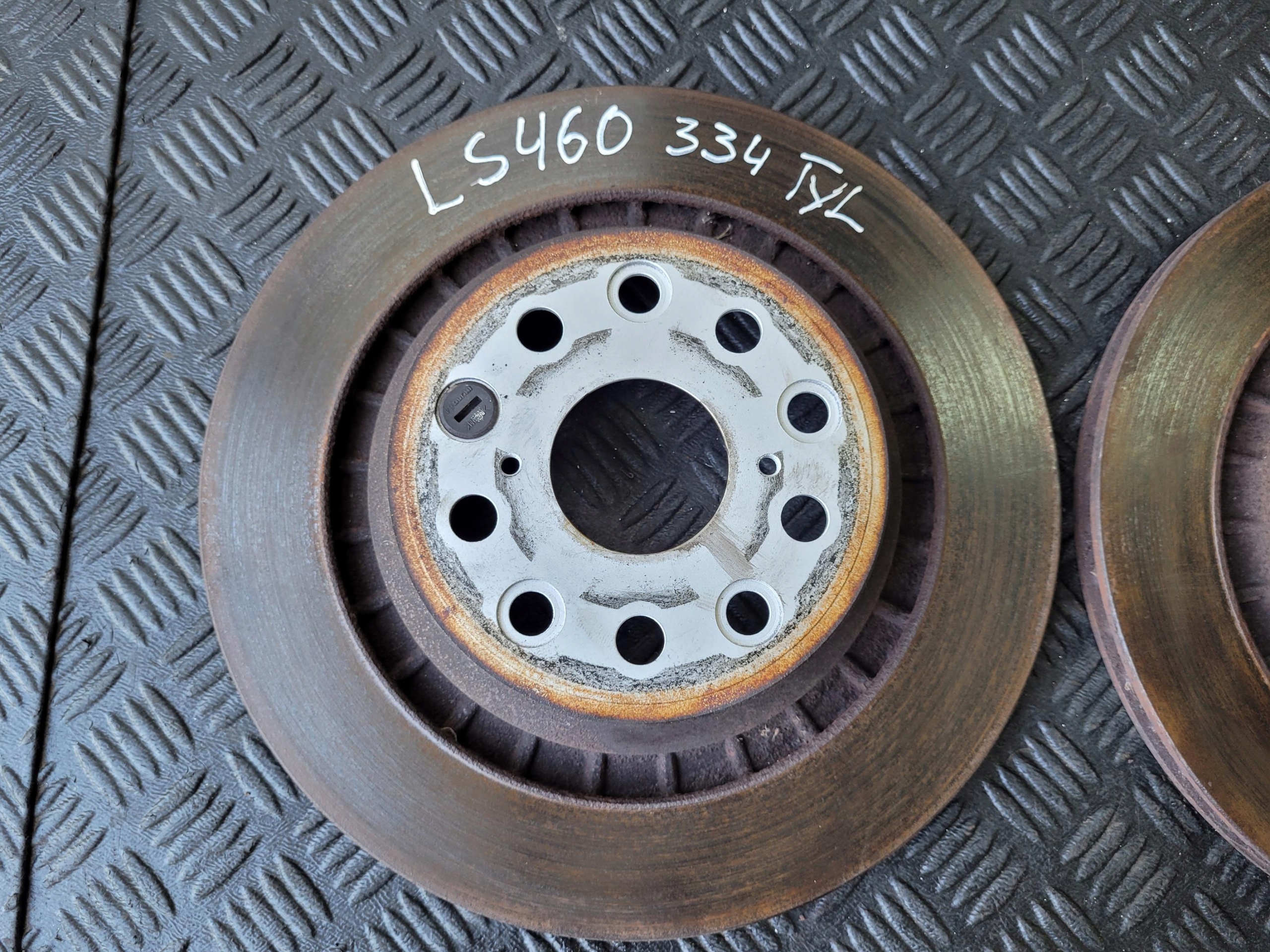 discs rear. disc rear part KOMPLET 335MM LEXUS LS 460 LS460 07