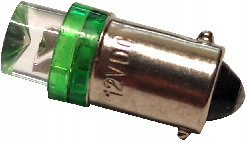 

Żarówka Led BA9S T4W 12V Zielona Dioda Flux