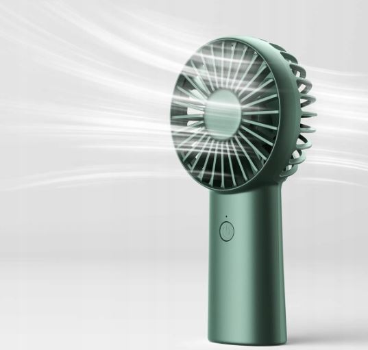 PRZENOŚNY MAŁY CZARNY WENTYLATOR USB AKUMULATOROWY Marka inna