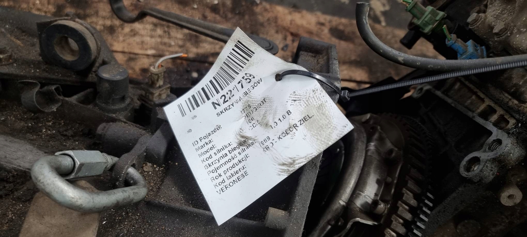 Getriebe 1.0 50 KM PEUGEOT 106