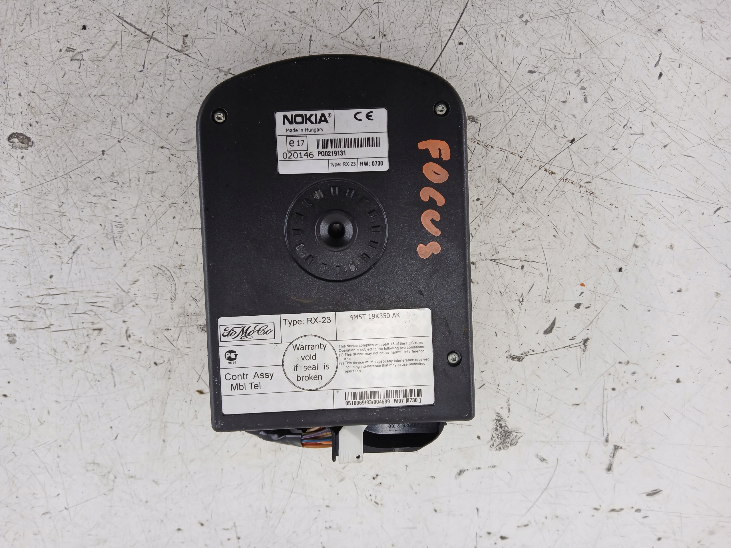 FORD FOCUS MK2 C MAX modulo Centralina BLUETOOTH NOKIA 4M5T19K350AK