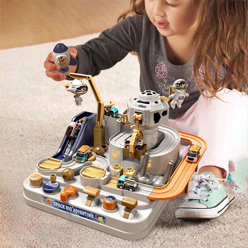 TOR SAMOCHODOWY PRZESZKÓD STATEK AUTKA ZABAWKA PREZENT NA DZIEŃ DZIECKA Kod producenta WYŚCIGOWY KOSMOS STACJA KOSMICZNA