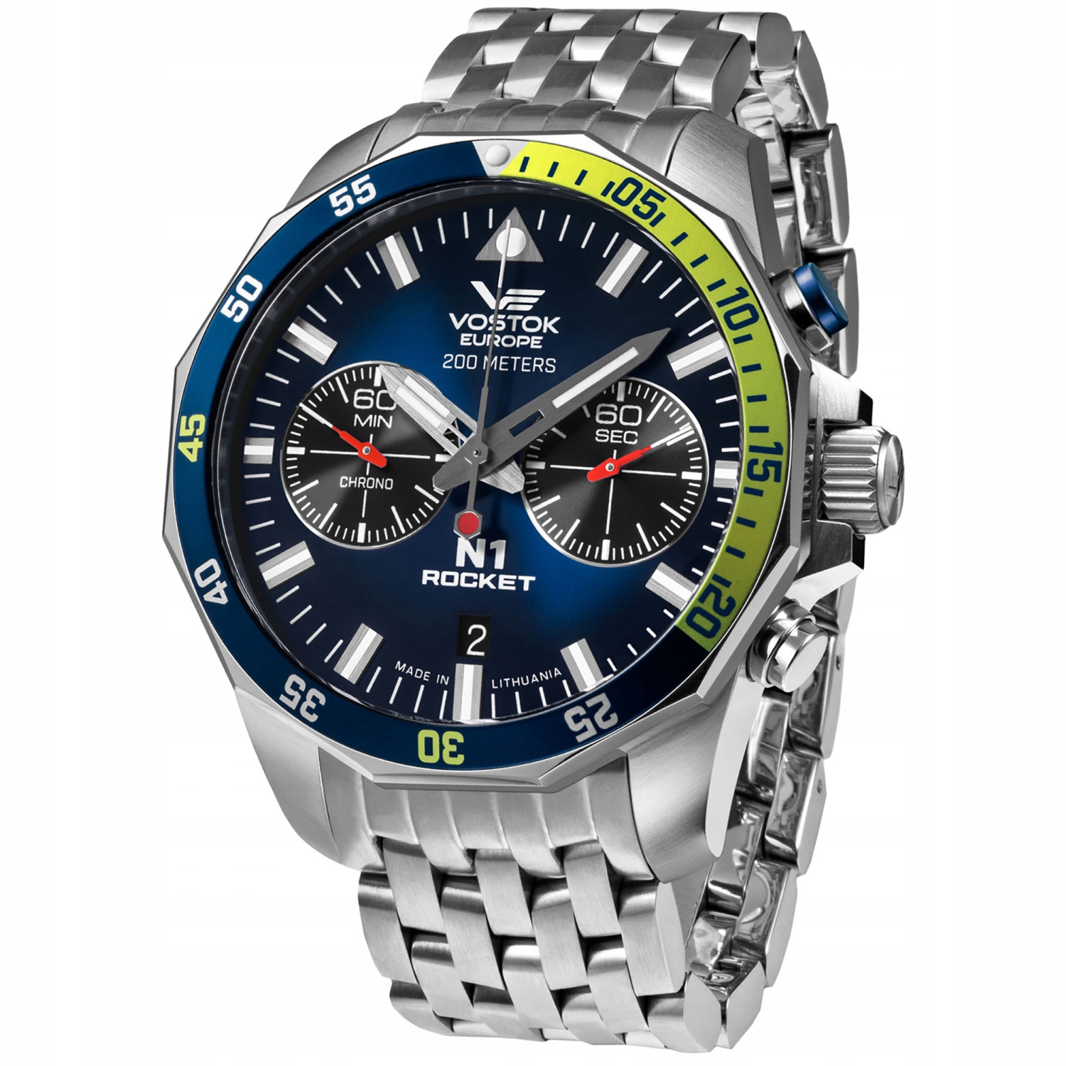 Pánské Hodinky Vostok Europe 6S21-225A708B stříbrné