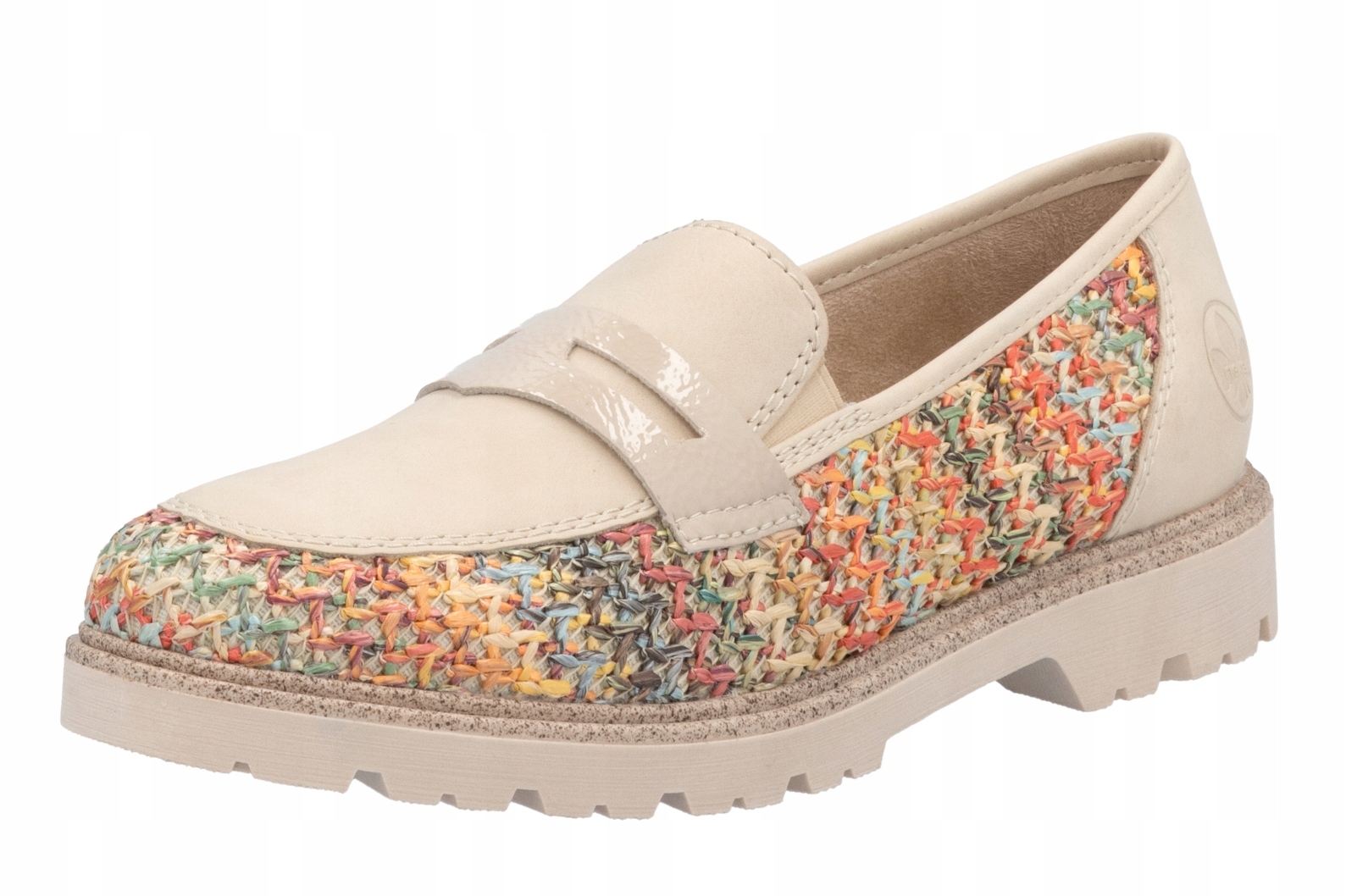 Rieker 45562-90 vel.39 barevné mokasíny polobotky