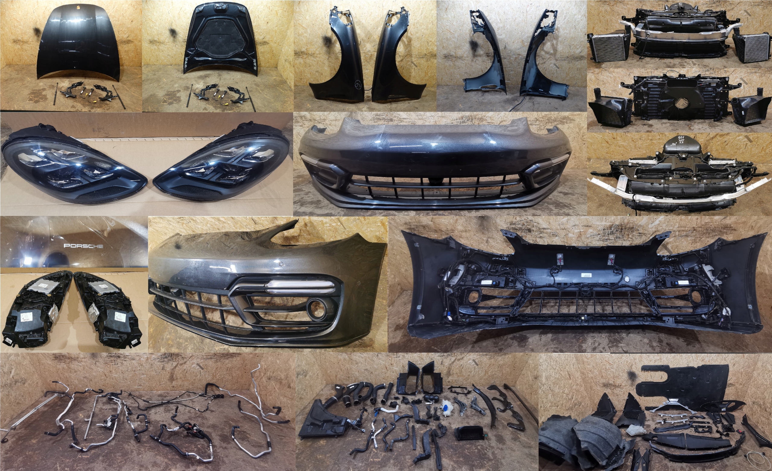 ІДЕАЛЬНИЙ ПЕРЕД КОМПЛЕКТ. МАТРИКС PORSCHE PANAMERA 971 РЕСТАЙЛІНГ SPORT ДИЗАЙН 1