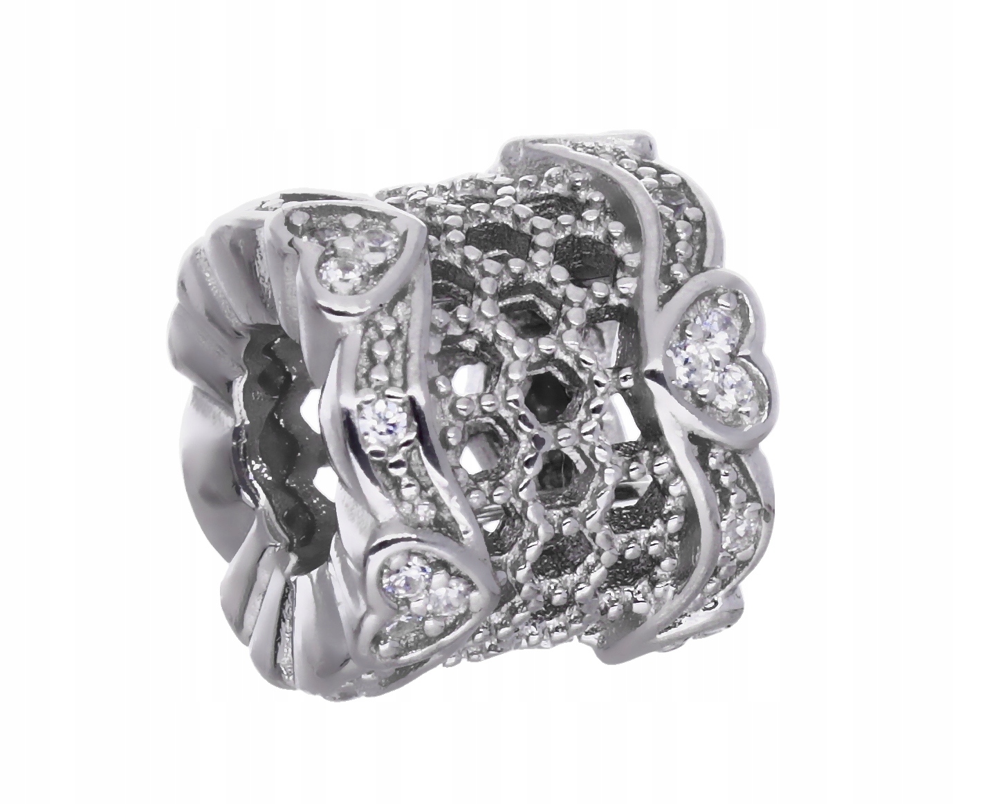 Stříbrný přívěsek Ag 925 srdíčka CH660422