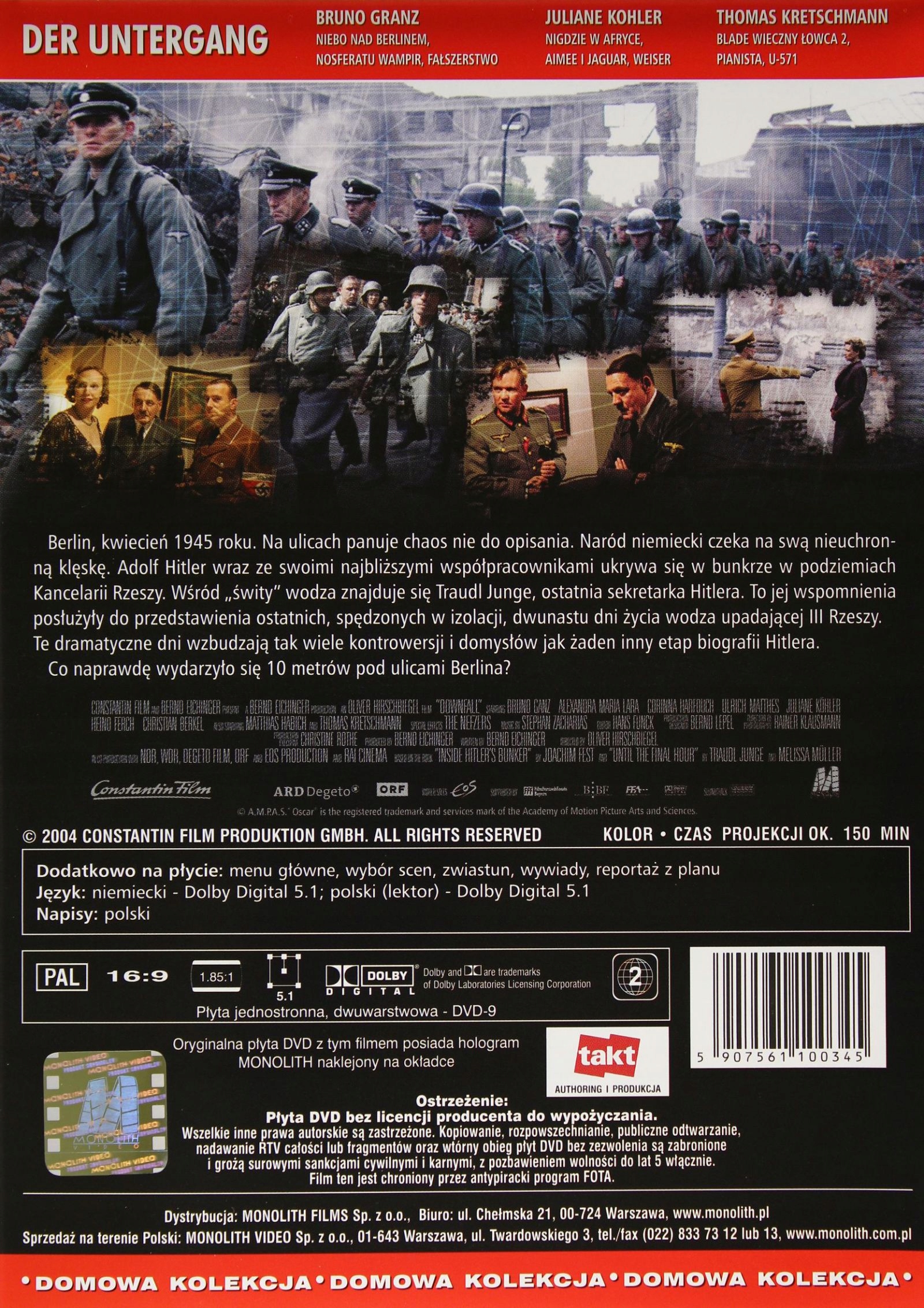 UPADEK (DVD) Gatunek dramaty