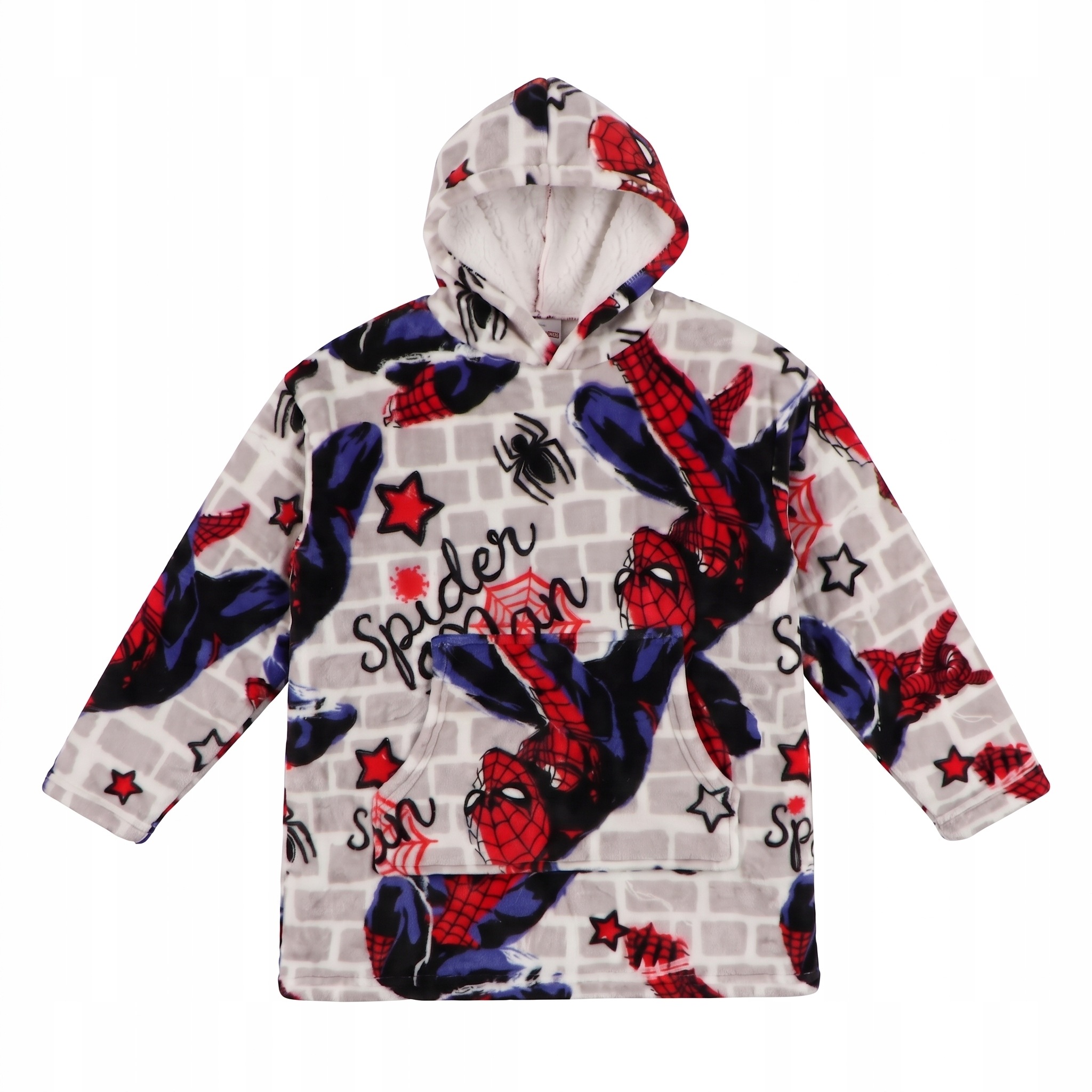 Spiderman Kocobluza Snuddie Spider-man Koc Z Kapturem 7-14 Lat