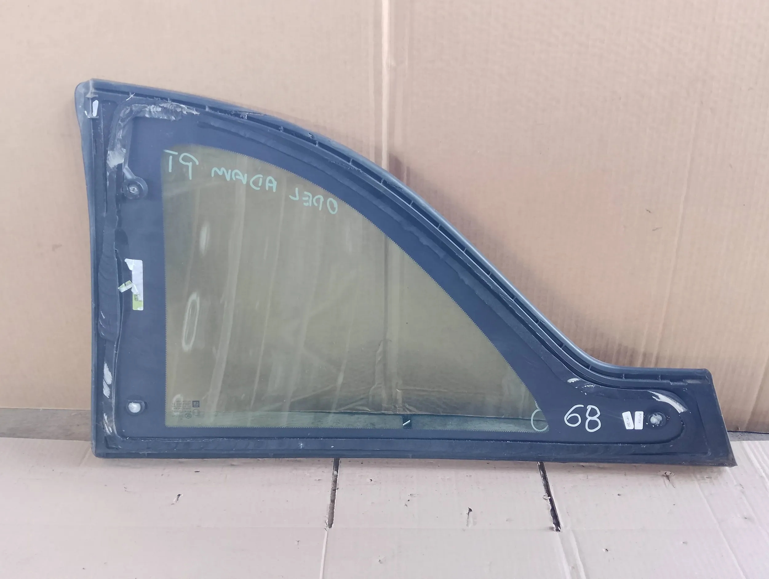 window bodywork right rear part Opel