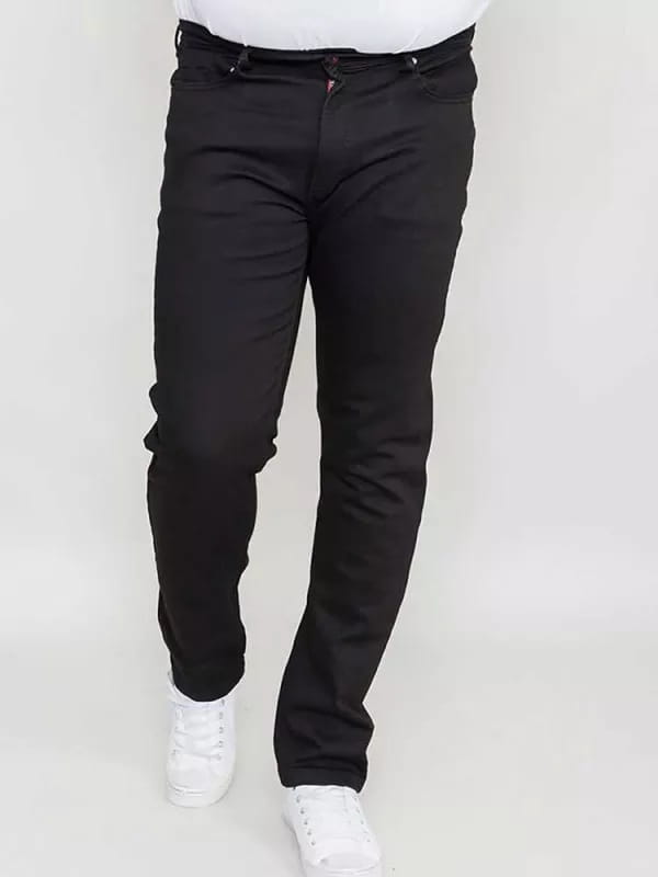 Veľké čierne džínsy s gumou BALFOUR DUKE
