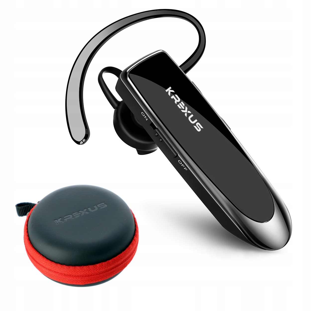 

Słuchawka Bluetooth 5.2 Qcc Krexus CVC Etui