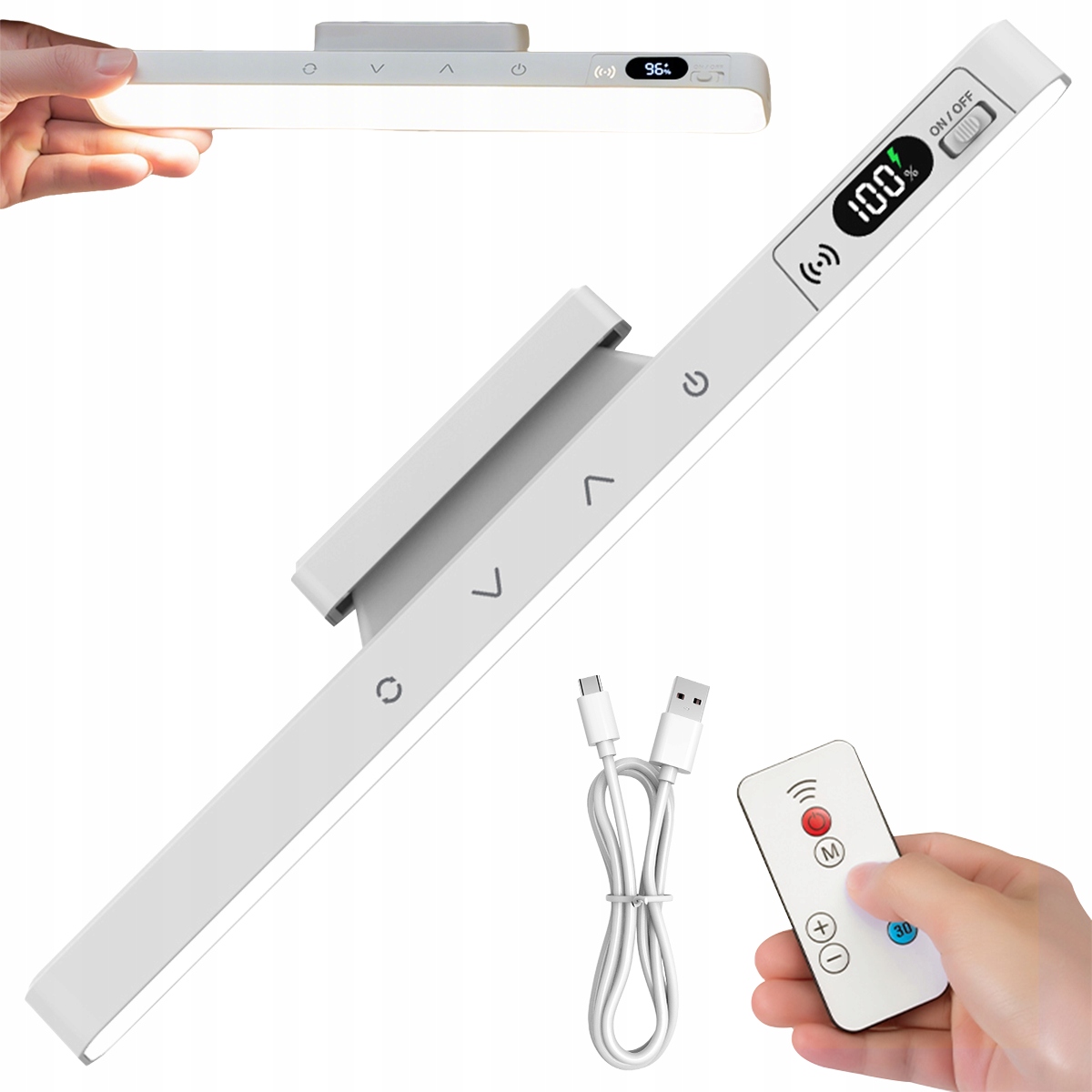 LAMPA PODSZAFKOWA KUCHENNA LED LAMPKA LISTWA DO SZAFY MAGNES USB-C