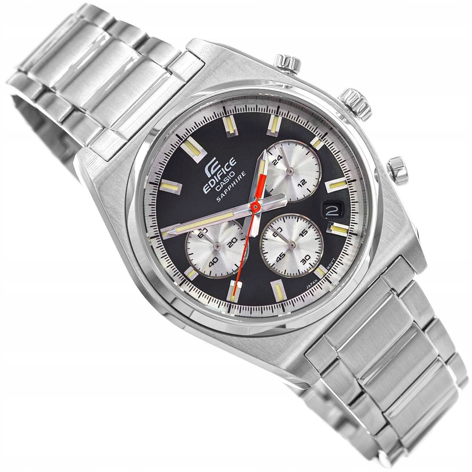 Pánské Hodinky Casio EFB-730D-1AVUEF Edifice Stříbrné S Ocelovým Náramkem A Neobrite