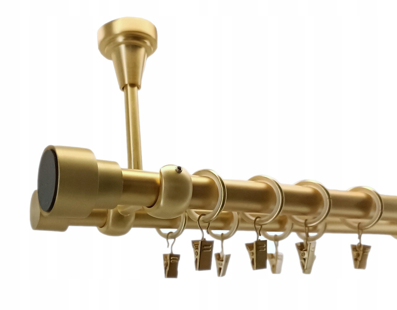 KARNISZ SUFIT 19+19 ZŁOTO MAT 320cm Stempel Kod producenta karnisz SUFIT 19+19 Mosiądz Mat Stempel