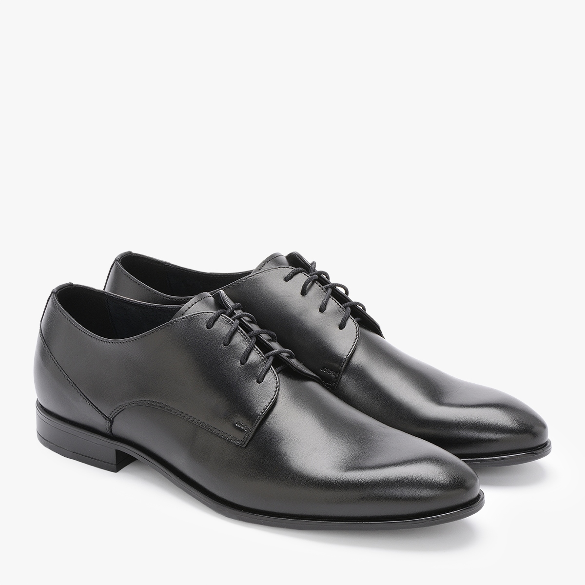 

Ryłko czarne skórzane półbuty męskie 41