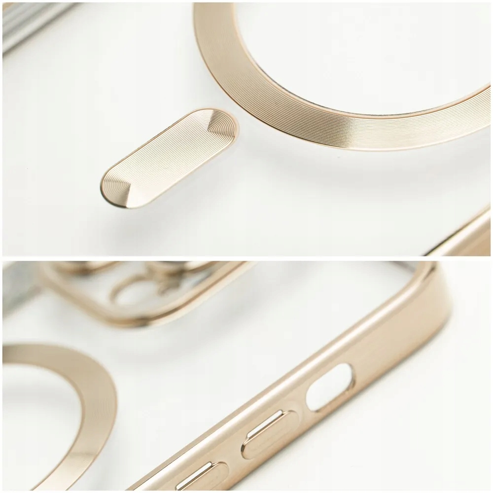 Futerał do Samsung S24 Electro Mag Cover zgodny z MagSafe złoty