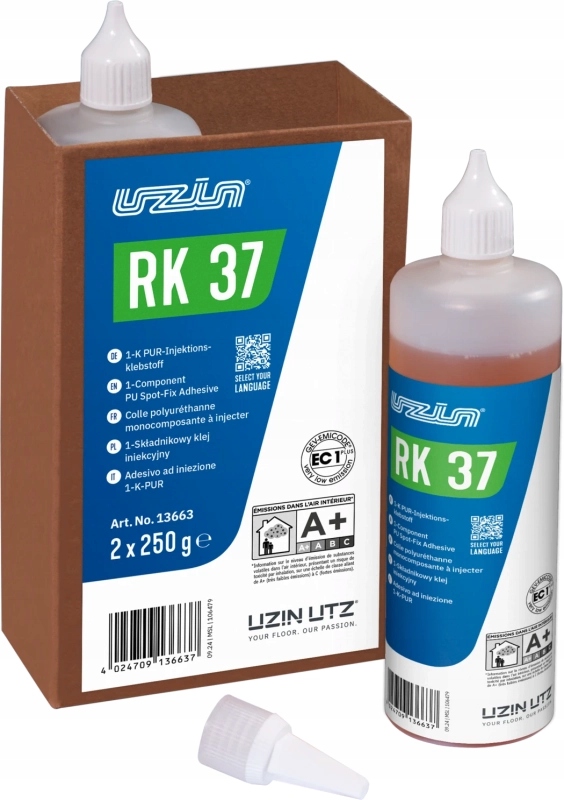 Uzin Rk 37 1 – složkové polyuretanové injekční lepidlo