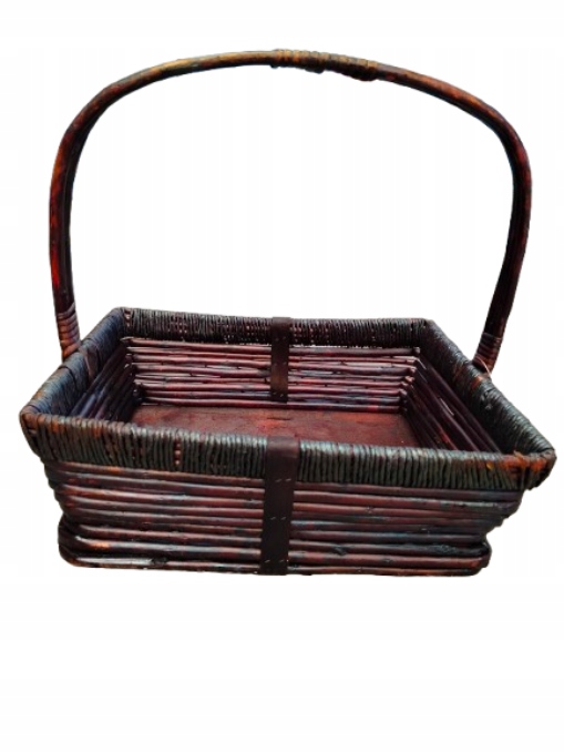 KOSZYK KOSZ ZESTAW PREZENTOWY WIKLINOWY NA KWIATY PREZENT L