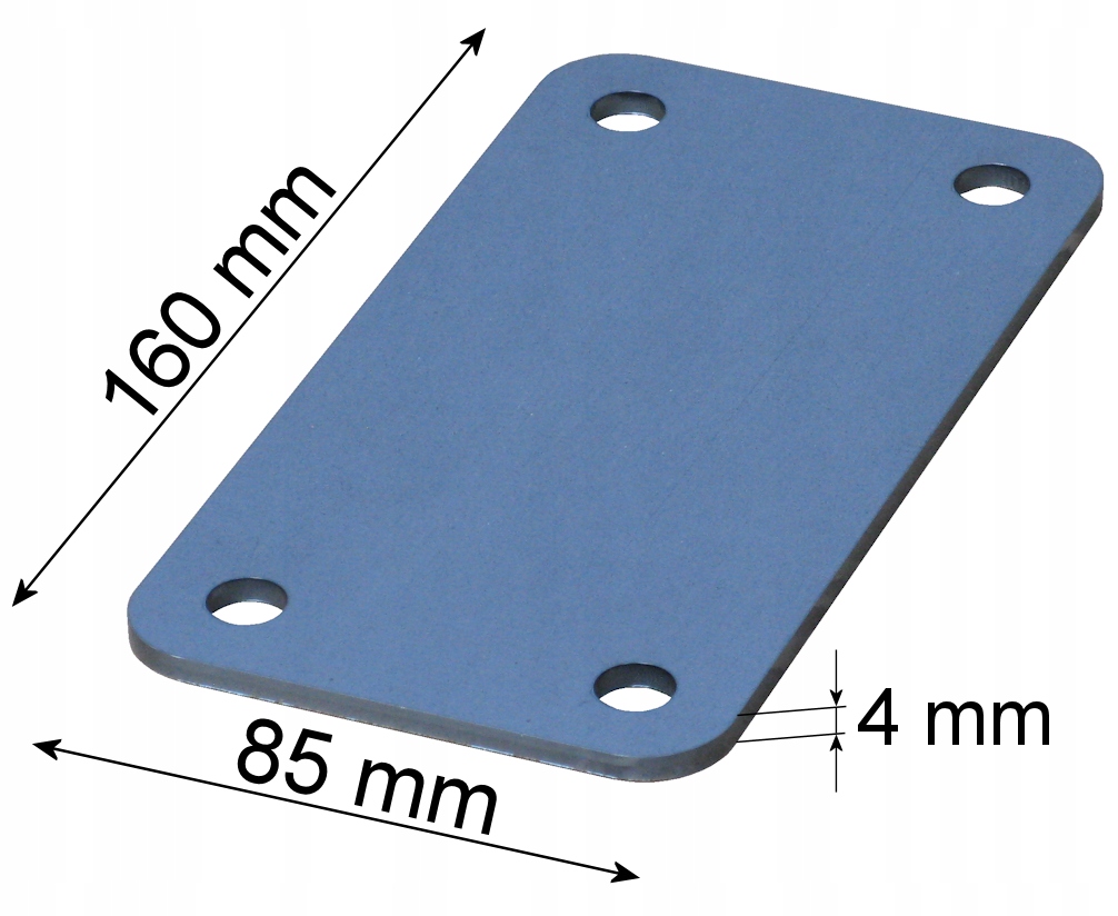 

Marka montażowa, blacha montażowa 160x85x4 mm
