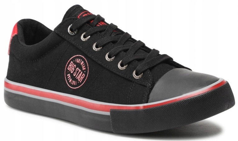 

40 Buty Męskie Tenisówki Big Star Czarne JJ174136