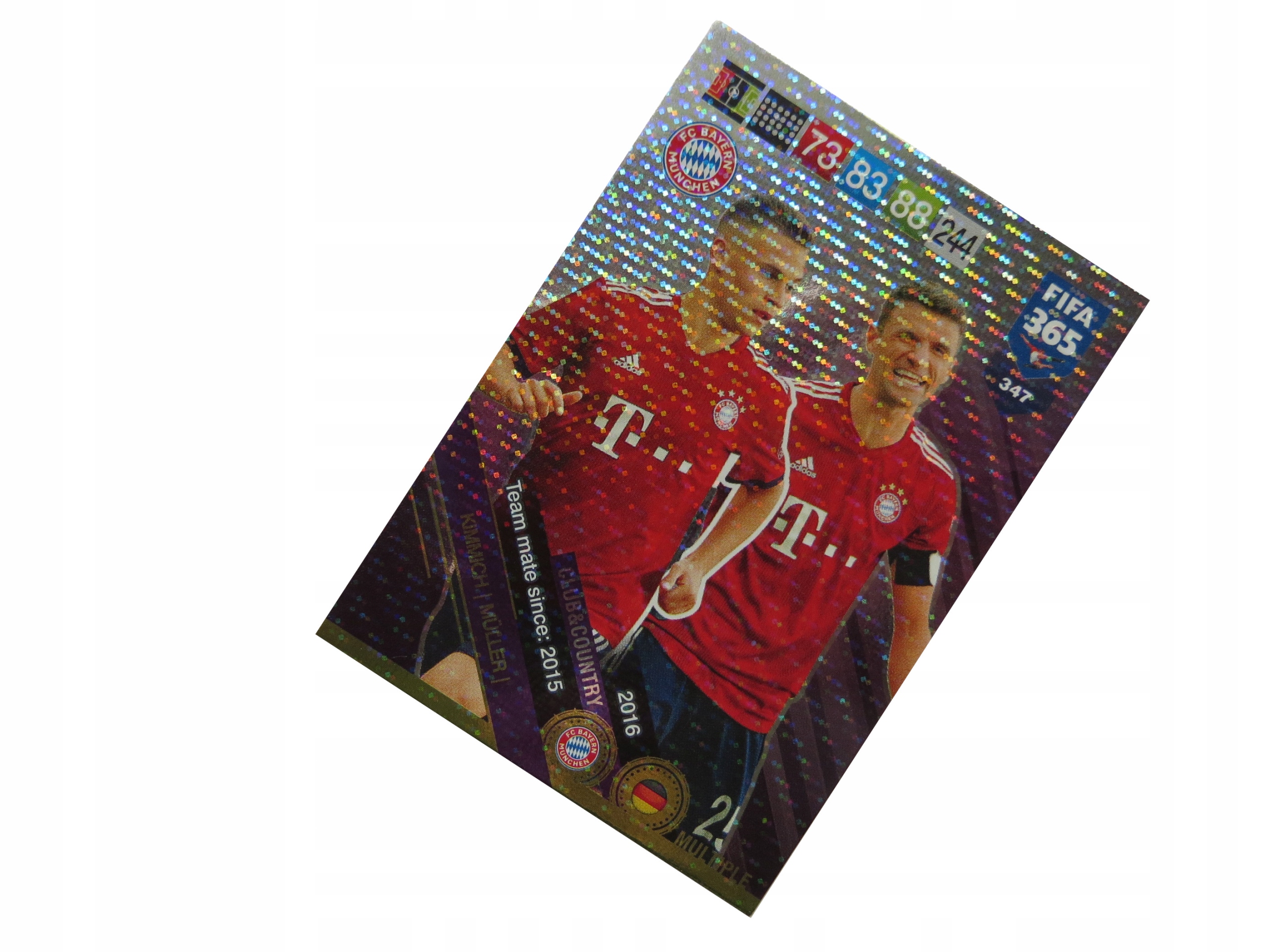 Panini Fifa 365 2019 Multiple Club & Country 347 Kimmich Muller Bayern
