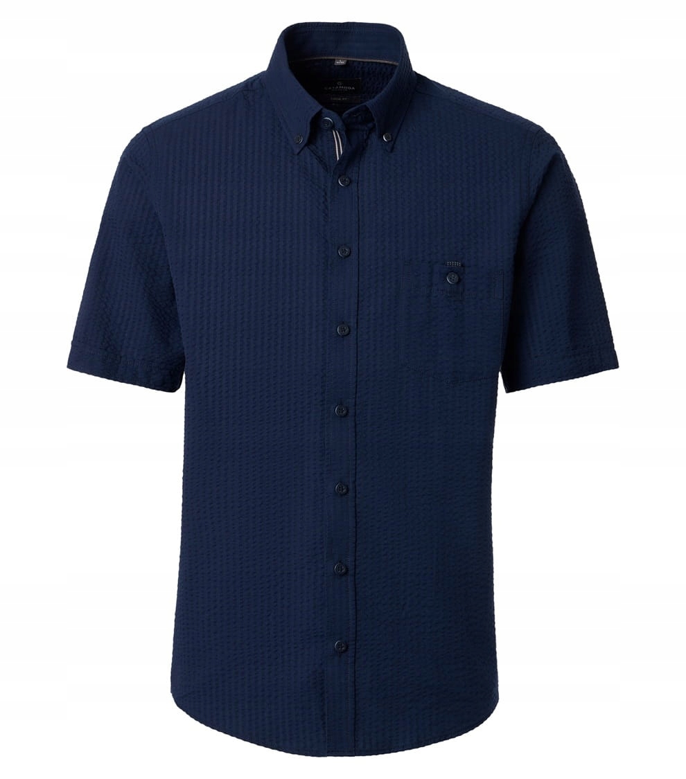 Pánská košile na léto Casamoda, modrá, velká velikost, 5XL