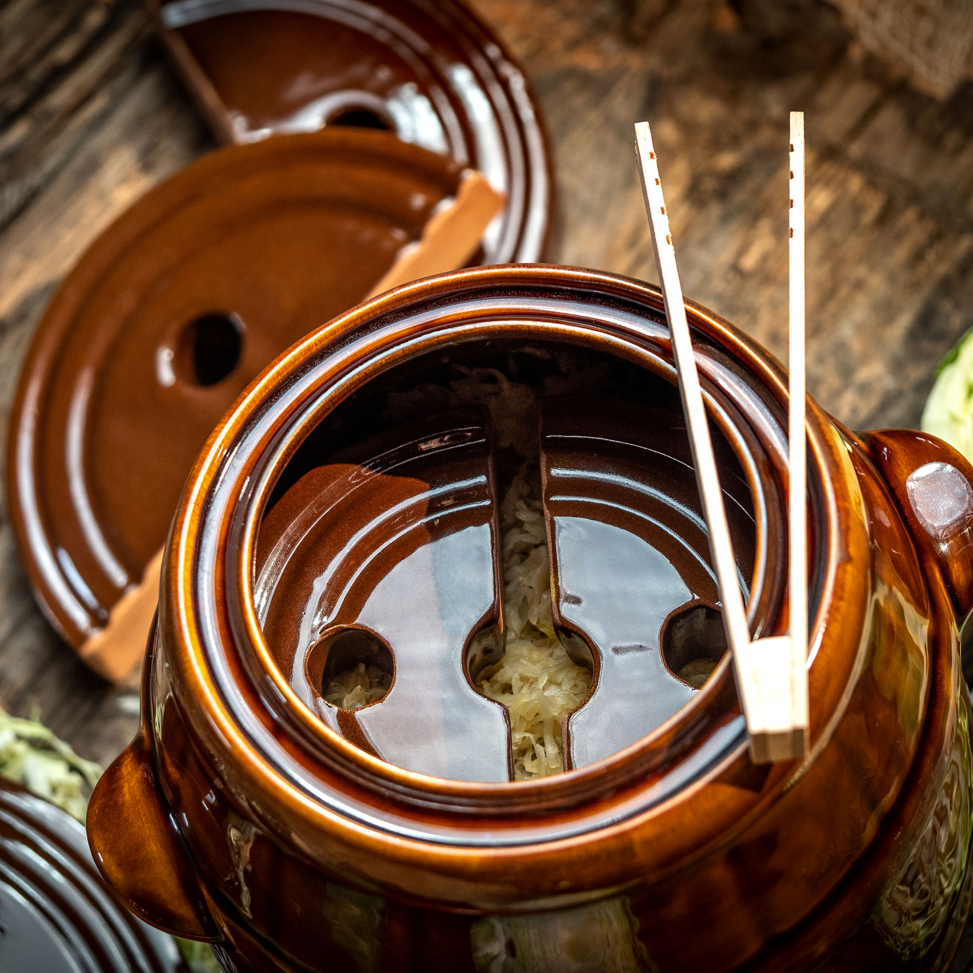 KAMIEŃ DOCISKOWY DO KISZENIA BECZKI 14cm 2x Rodzaj kamionka