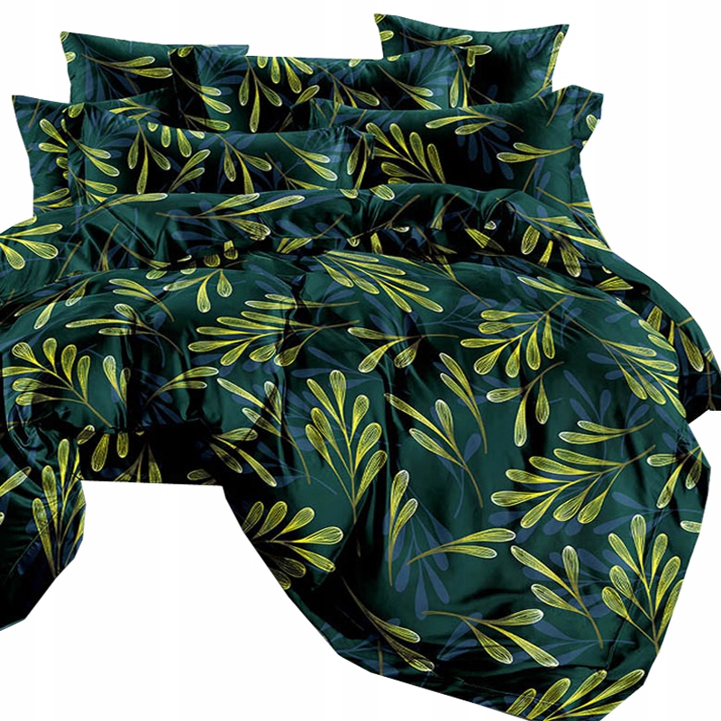 KOMPLET GRUBA POŚCIEL 3D FLANELOWA 160x200 FLANELA 4-części + PRZEŚCIERADŁO