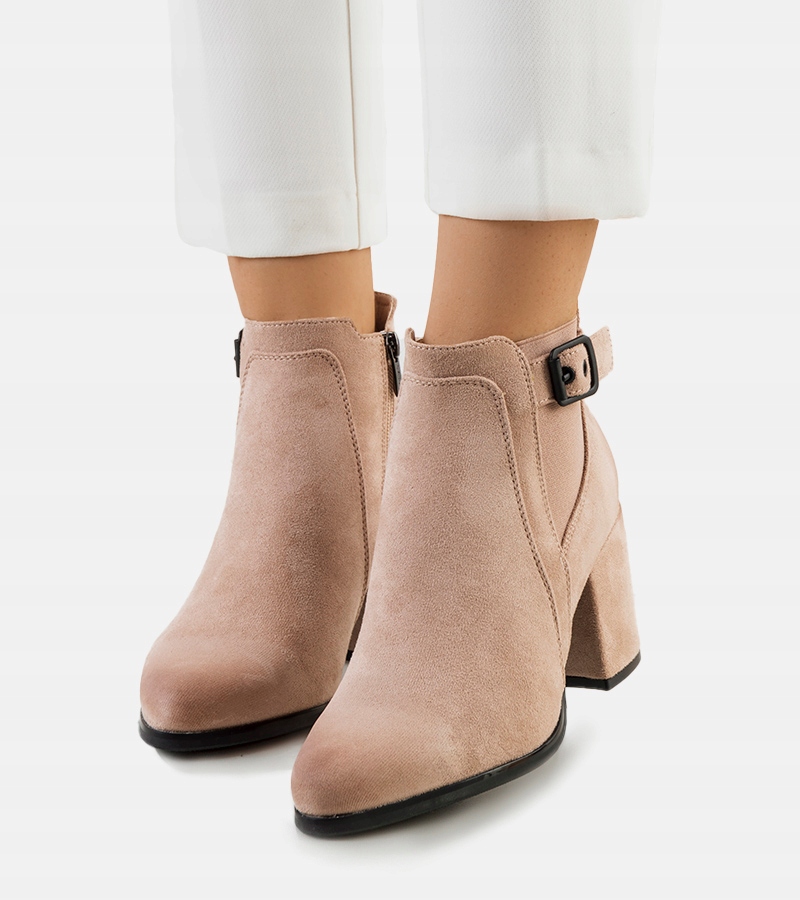 Beżowe botki Glenarm rozmiar 41