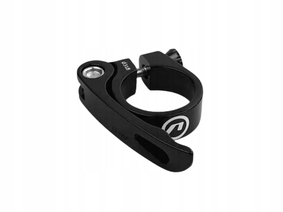 Obejma z zaciskiem mimośrodowym Accent Profi 31.8mm czarna
